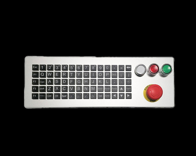 IKB-A70S-TKS银色全铝右侧带扩展工业键盘